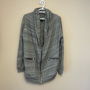 Aritzia Wilfred Free Rousseau Cocoon Cardigan Sweater Heathered Grey size Small